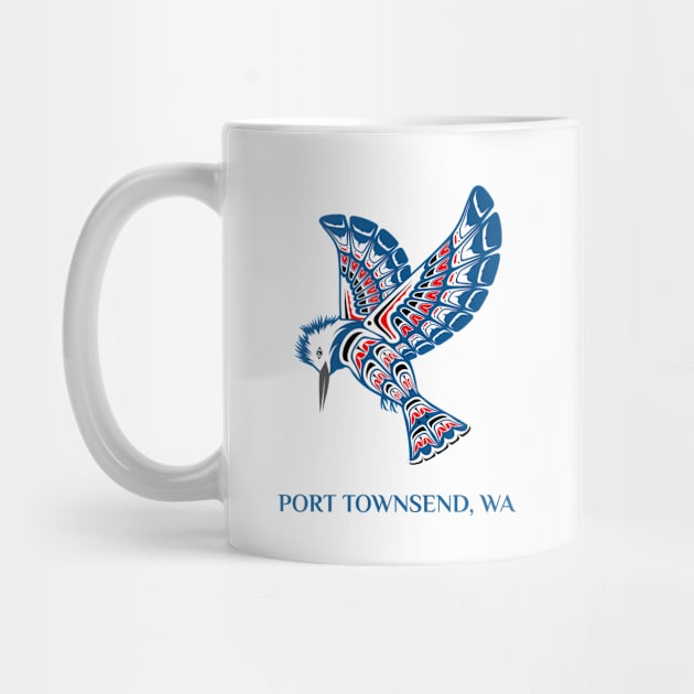 Port Townsend Washington Native American Kingfisher Gift by twizzler3b